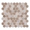Andova Tiles Amarillo 125 x 125 Natural Stone Honeycomb Mosaic Wall  Floor Tile SAM-ANDAMA104 - alternate 1